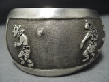 Incredible Vintage Native American Jewelry Hopi Sterling Silver Cheryl Wadsworth Bracelet-Nativo Arts