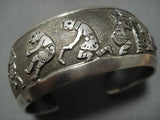 Incredible Vintage Native American Jewelry Hopi Sterling Silver Cheryl Wadsworth Bracelet-Nativo Arts