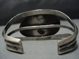 Incredible Vintage Native American Jewelry Navajo Bisbee Turquoise Sterling Silver Bracelet Old-Nativo Arts