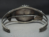 Incredible Vintage Native American Jewelry Navajo Blue Diamond Turquoise Sterling Silver Bracelet Old-Nativo Arts