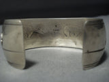 Incredible Vintage Native American Jewelry Navajo Sterling Silver Turquoise Bracelet Old-Nativo Arts