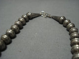 Incredible Vintage Native American Jewelry Navajo Sterling Silver Turquoise Squash Blossom Necklace Old-Nativo Arts