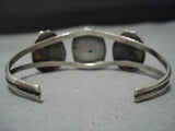 Incredible Vintage Native American Jewelry Navajo Turquoise Sterling Silver Bracelet Cuff Old Pawn-Nativo Arts
