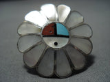 Incredible Vintage Native American Jewelry Zuni Turquoise Sterling Silver Bracelet Old Cuff-Nativo Arts