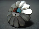 Incredible Vintage Native American Jewelry Zuni Turquoise Sterling Silver Bracelet Old Cuff-Nativo Arts