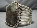 Incredible Vintage Native American Navajo Damale Turquoise Sterling Silver Bracelet Old-Nativo Arts