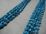 Incredible Vintage Navajo 100 Gram Sterling Silver Native American Necklace Old-Nativo Arts