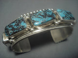 Incredible Vintage Navajo Native American Jewelry jewelry Turquoise Sterling Silver Bracelet Old-Nativo Arts