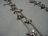 Incredible Vintage Navajo Sterling Silver Native American Fetish Animal Necklace-Nativo Arts