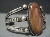 Incredible Vintage Navajo Sterling Silver Native American Jewelry Bracelet Cuff Old-Nativo Arts