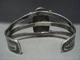 Incredible Vintage Navajo Sterling Silver Native American Jewelry Bracelet Cuff Old-Nativo Arts