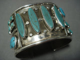 Incredible Vintage Navajo Turquoise Sterling Native American Jewelry Silver Bracelet-Nativo Arts