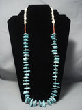 Incredible Vintage Santo Domingo 50 Large Turquoise Necklace Native American Jewelry-Nativo Arts