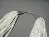 Incredible Vintage Santo Domingo Sterling Silver Native American Necklace-Nativo Arts