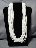 Incredible Vintage Santo Domingo Sterling Silver Native American Necklace-Nativo Arts