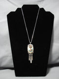 Incredible Vintage Zuni Floral Sterling Silver Native American Necklace Old-Nativo Arts
