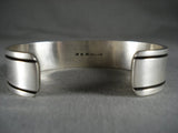 Incredibly Intricate Vintage Navajo 'Golden Pueblo' Native American Jewelry Silver Bracelet Old-Nativo Arts