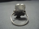 Intricate And Detailed!! Vintage Native American Jewelry Navajo Sterling Silver Owl Ring Old-Nativo Arts