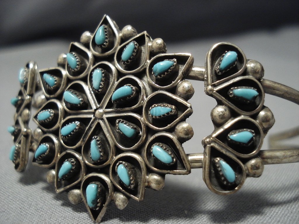 Native American Turquoise Jewelry Bracelet C4178B - Adobe Gallery, Santa Fe