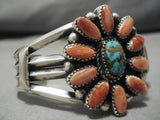 Jeanette Dale!! Native American Navajo Sterling Silver Turquoise Spiny Oyster Bracelet-Nativo Arts