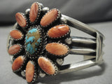 Jeanette Dale!! Native American Navajo Sterling Silver Turquoise Spiny Oyster Bracelet-Nativo Arts