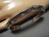 Jeanette Dale!! Navajo Sterling Silver Important Native American Bracelet-Nativo Arts