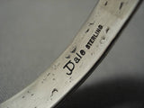 Jeanette Dale!! Navajo Sterling Silver Important Native American Bracelet-Nativo Arts