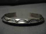 Jeanette Dale!! Navajo Sterling Silver Important Native American Bracelet-Nativo Arts