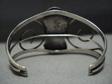 Magnificent Vintage Native American Jewelry Navajo Carico Lake Turquoise Sterling Silver Bracelet-Nativo Arts