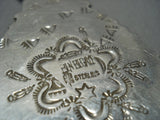 Magnificent Vintage Native American Jewelry Navajo Silver Star Sterling Ben Begaye Necklace-Nativo Arts
