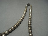 Magnificent Vintage Native American Jewelry Navajo Sterling Silver Turquoise Squash Blossom Necklace Old-Nativo Arts