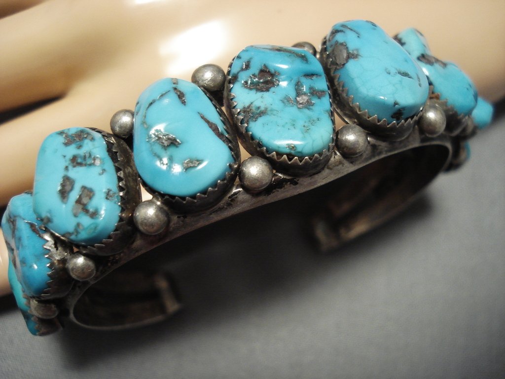 Magnificent Vintage Native American Jewelry Navajo Turquoise
