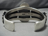 Magnificent Vintage Native American Navajo Royston Turquoise Sterling Silver Bracelet Old-Nativo Arts