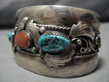 Magnificent Vintage Navajo John Sterling Silver Native American Bracelet Old-Nativo Arts