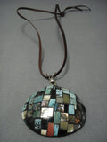 Magnificent Vintage Santo Domingo Abalone Spiny Oyster Necklace-Nativo Arts