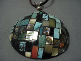 Magnificent Vintage Santo Domingo Abalone Spiny Oyster Necklace-Nativo Arts