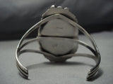 Magnifiecent Vintage Native American Jewelry Navajo Spiderweb Turquoise Sterling Silver Bracelet-Nativo Arts