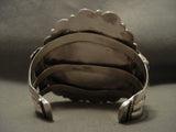Mammoth Navajo 'Red Spiderweb Matrix' Native American Jewelry Silver Bracelet- Incredible!!-Nativo Arts