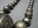 Marvelous Vintage Native American Jewelry Navajo Sterling Silver Necklace Old Jewelry-Nativo Arts
