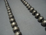 Marvelous Vintage Native American Jewelry Navajo Sterling Silver Necklace Old Jewelry-Nativo Arts