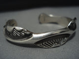 Marvelous Vintage Native American Jewelry Navajo Sterling Silver Sun Bracelet Old-Nativo Arts