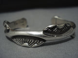 Marvelous Vintage Native American Jewelry Navajo Sterling Silver Sun Bracelet Old-Nativo Arts