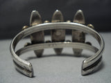 Marvelous Vintage Native American Jewelry Navajo Turquoise Sterling Silver Inlay Bracelet-Nativo Arts