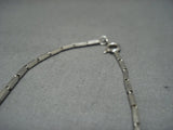 Marvelous Vintage Native American Jewelry Zuni Turquoise Sterling Silver Snake Eyes Bracelet Old-Nativo Arts