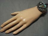 Marvelous Vintage Native American Navajo Royston Turquoise Sterling Silver Bracelet Old-Nativo Arts