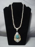 Marvelous Vintage Navajo Native American Jewelry jewelry Gold Sterling Silver Tommy Singer Thomas Necklace-Nativo Arts