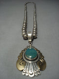 Marvelous Vintage Navajo Native American Jewelry jewelry Gold Sterling Silver Tommy Singer Thomas Necklace-Nativo Arts