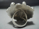 Marvelous Vintage Navajo Royston Turquoise Sterling Silver Ring Old-Nativo Arts