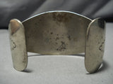 Marvelous Vintage Navajo Sterling Silver Native American Bracelet Old-Nativo Arts