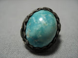 Marvelous Vintage Navajo Sterling Silver Native American Ring Old-Nativo Arts